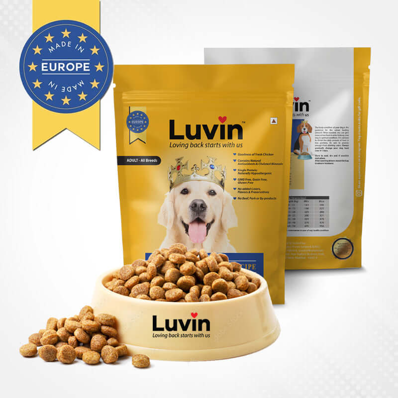 Luvin Adult Premium Dry Dog Food - 400Gms - luvin