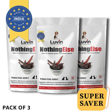 Luvin Nothing Else Tuna Jerky Treats for Dogs & Cats - luvin
