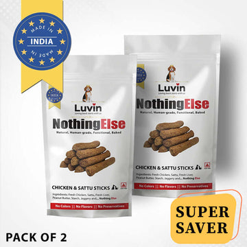 Luvin Chicken & Sattu Sticks for Dogs & Cats