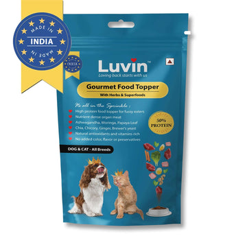 Luvin Herbal Gourmet Food Topper for Dogs & Cats - 120g - luvin