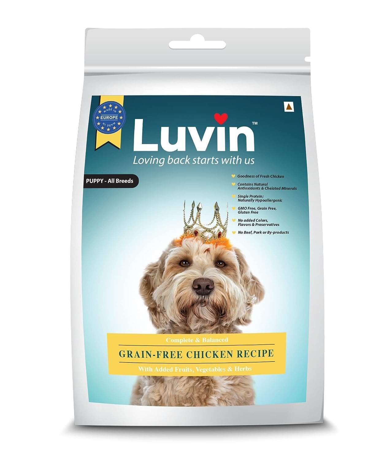 Luvin Puppy Premium Dry Dog Food - 20Kg - luvin