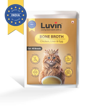Luvin Chicken Bone Broth for Cats - 80Ml