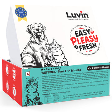 Luvin Wet Food - Tuna Fish & Herbs - Cat & Kitten - All Breeds