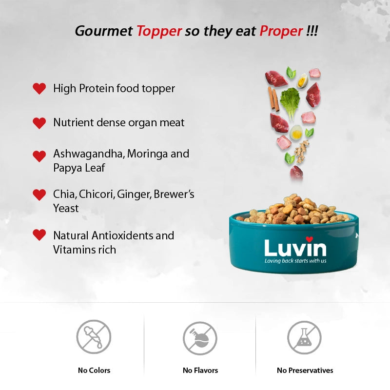 Luvin Gourmet Dog Food Topper Online Meal Toppers For Dog