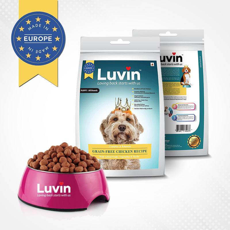 Luvin Puppy Premium Dry Dog Food - 20Kg - luvin