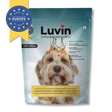 Luvin Puppy Premium Dry Dog Food - 400Gms - luvin
