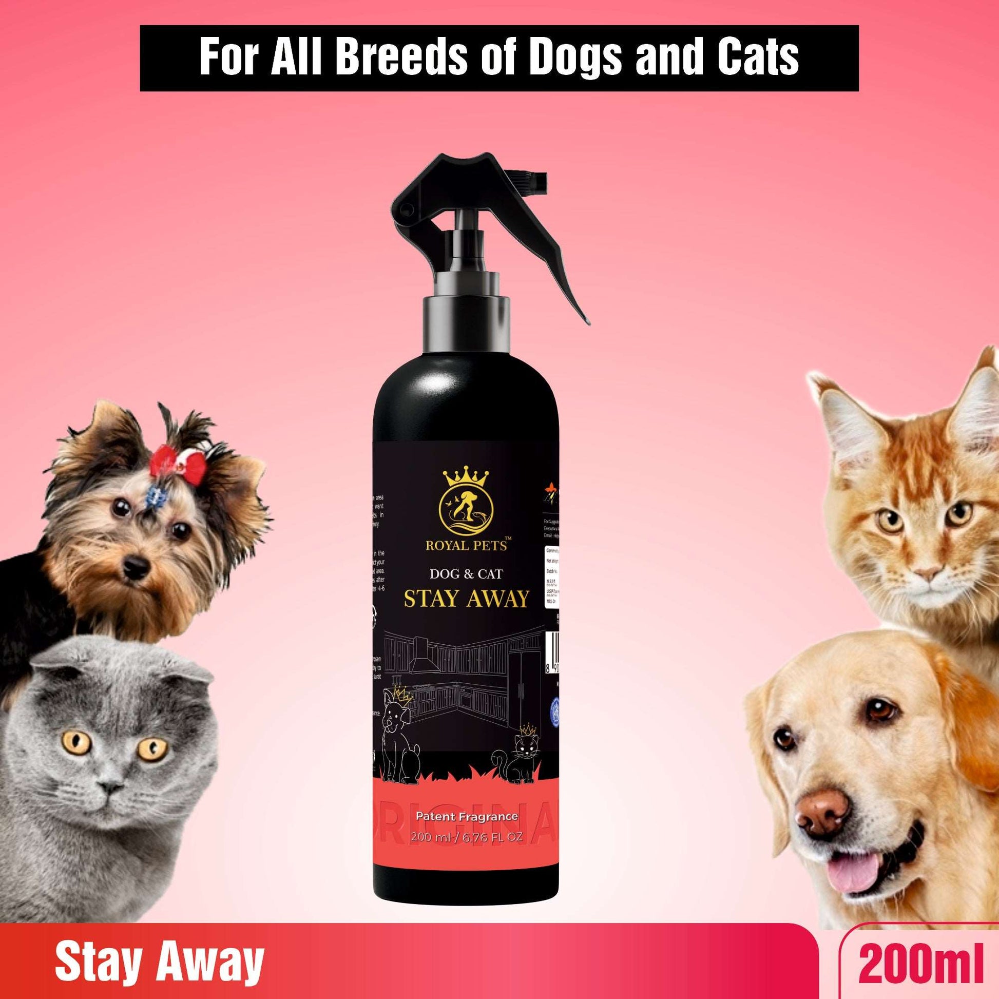 Dogs & Cats Stay Away Spray | Dog Repellent Spray | Stay Away Spray | 200ml