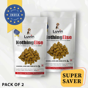 Luvin Nothing Else Chicken Liver & Herb bites for Dogs & Cats