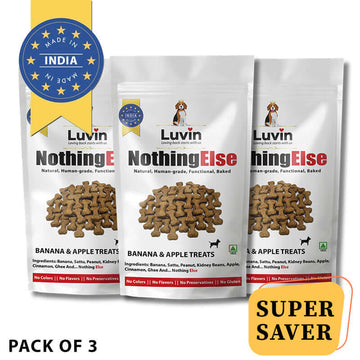 Luvin Nothing Else Banana & Apple Treats for Dogs